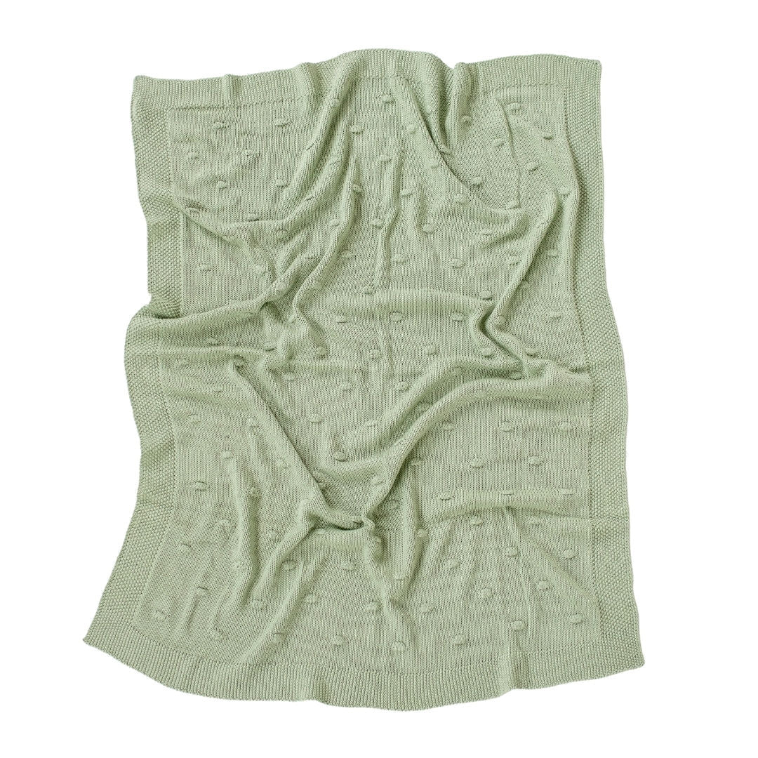 Marshmallow Baby Blanket (green)