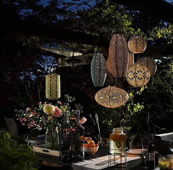 FIORE TULIP 20 - GREY BLUE - SOLAR LANTERN
