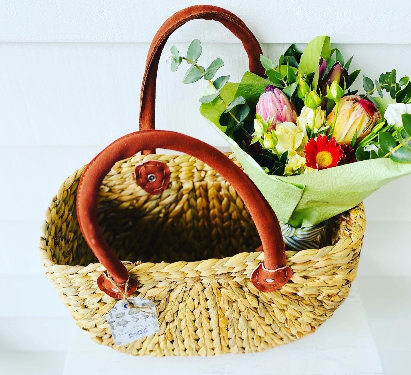 Harvest Basket/ Suede(Large)