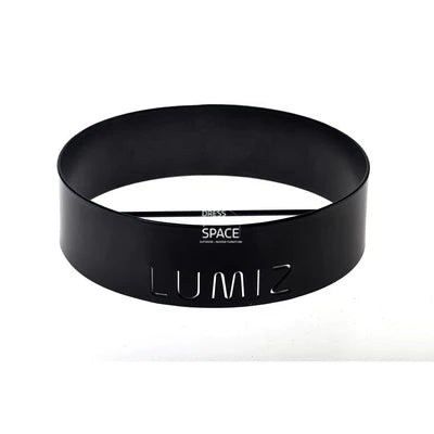 LUMIZ SMALL METAL RING BLACK