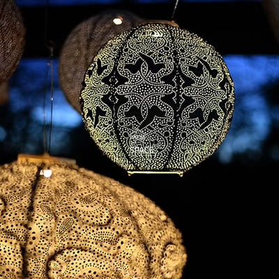 MARRAKESH ROUND 30 - PETROL - SOLAR LANTERN
Lumiz