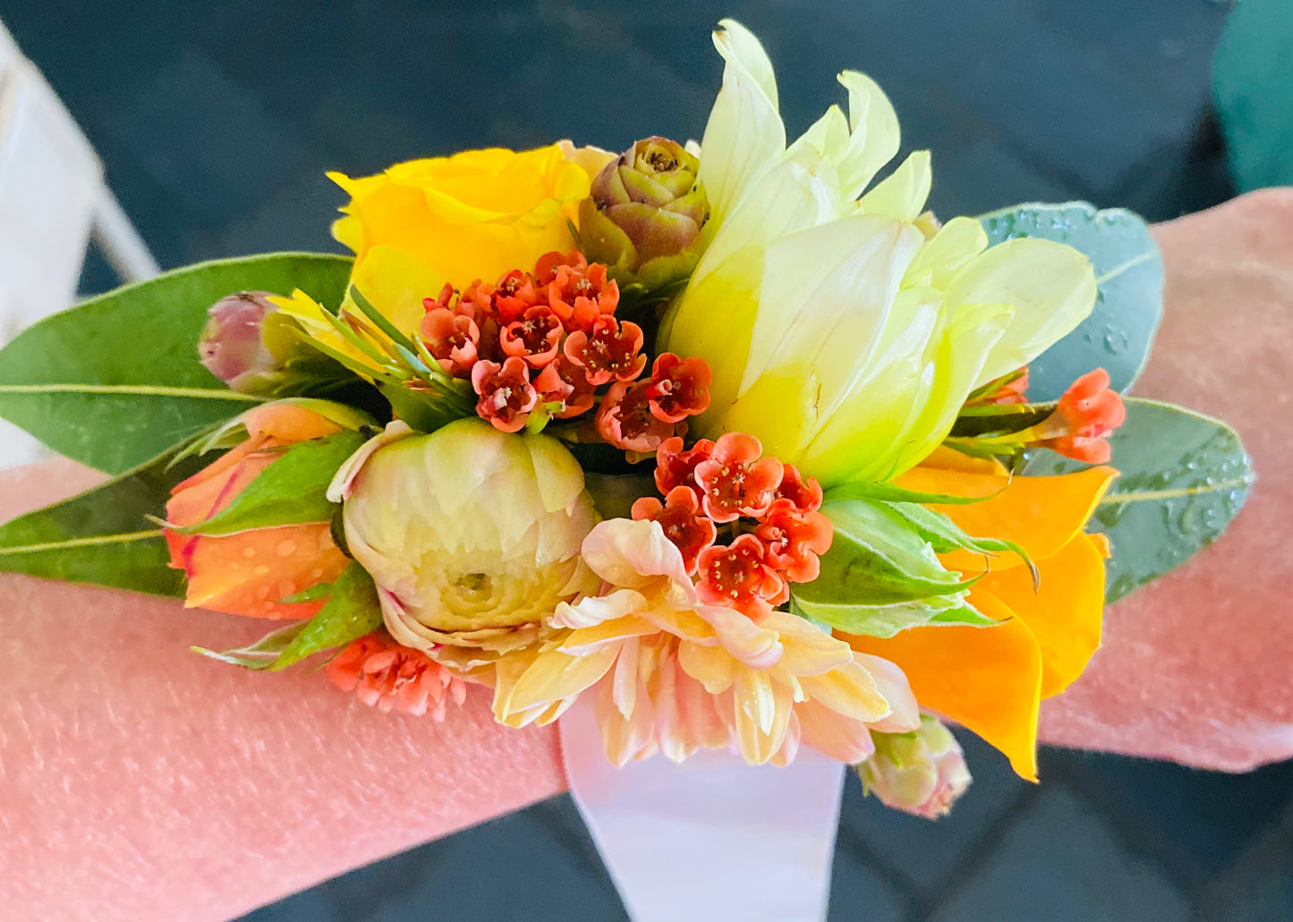 Corsages, Buttonholes and flower crowns