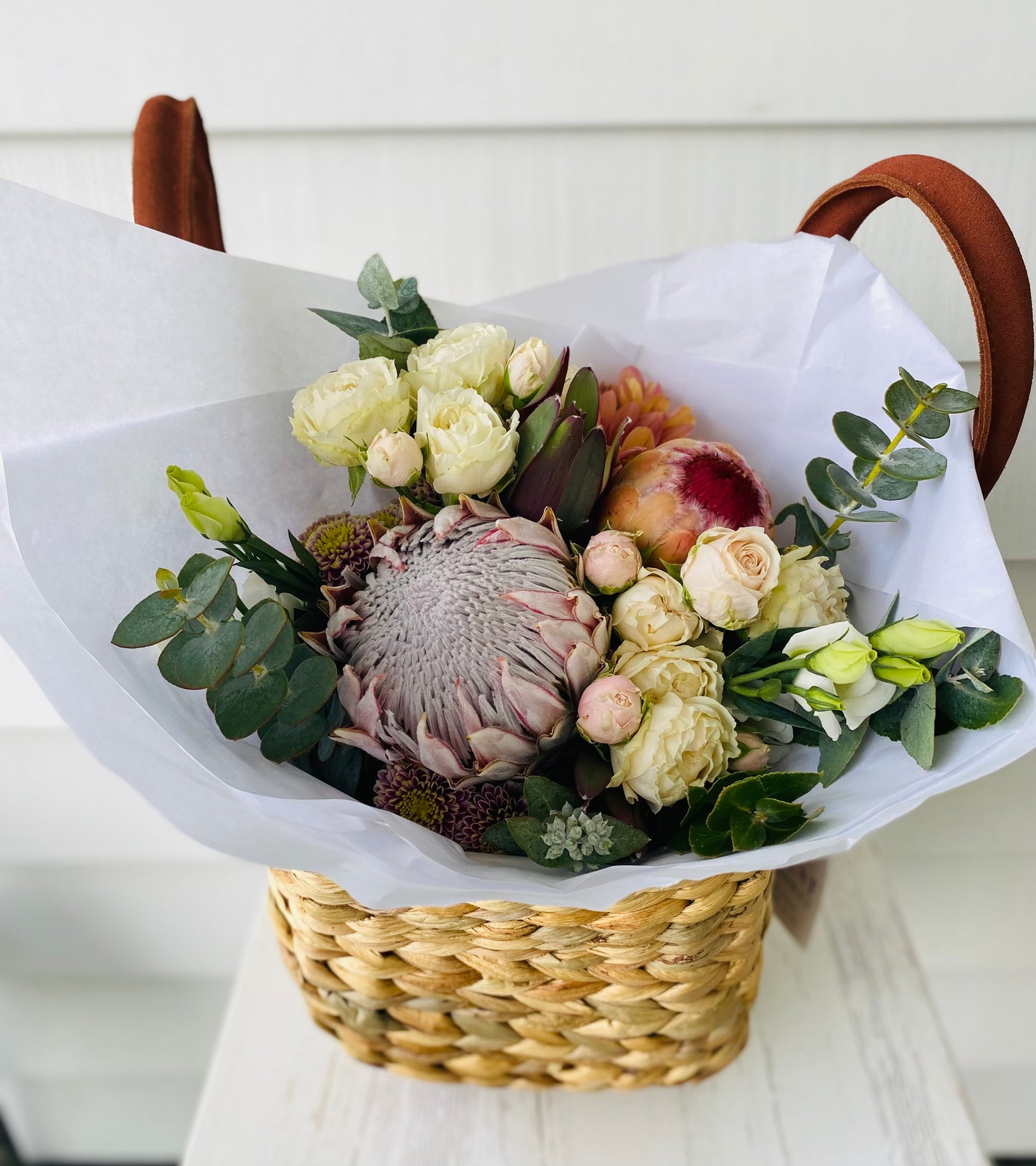 Harvest Basket/ Suede(Large)