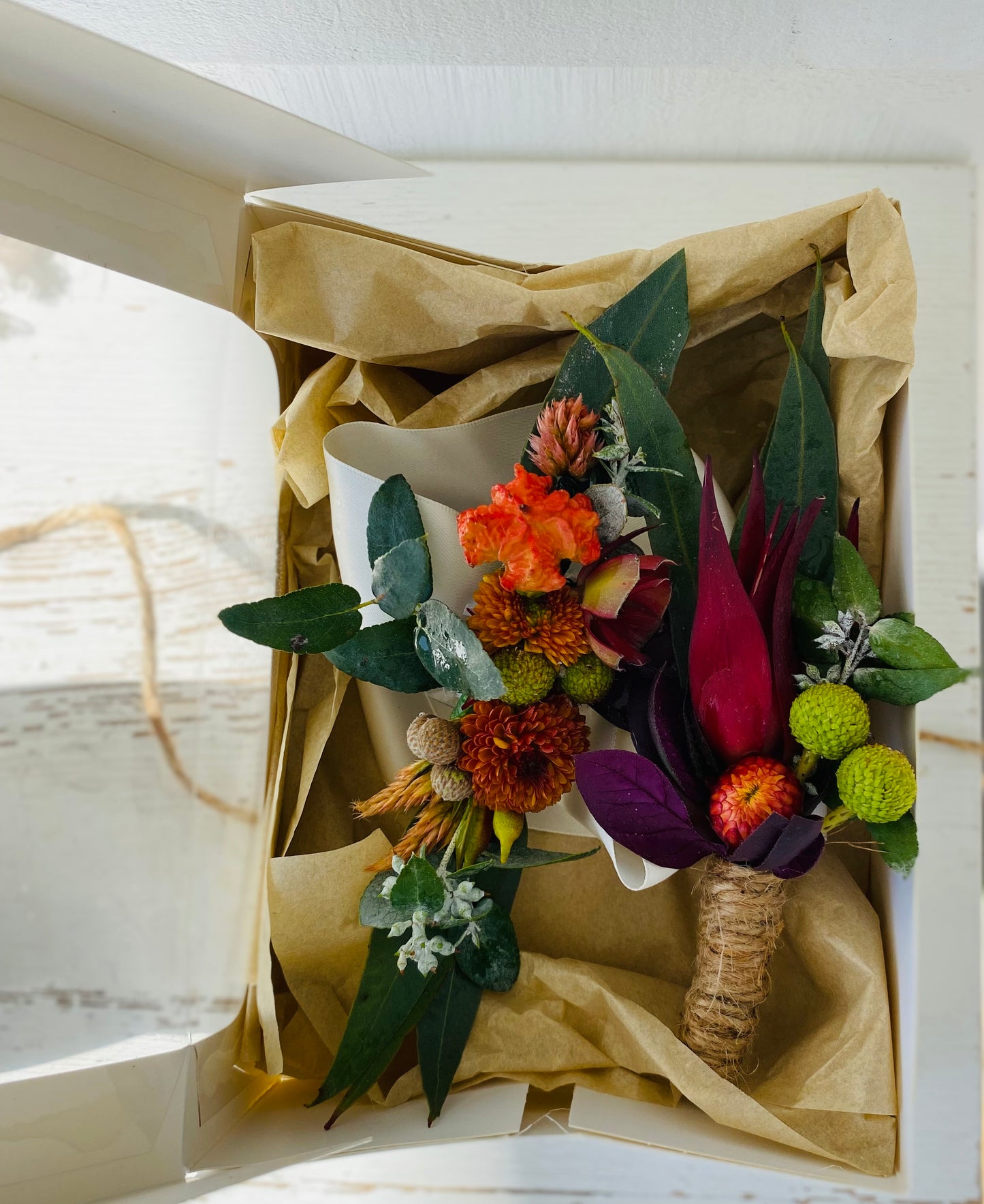 Corsages, Buttonholes and flower crowns