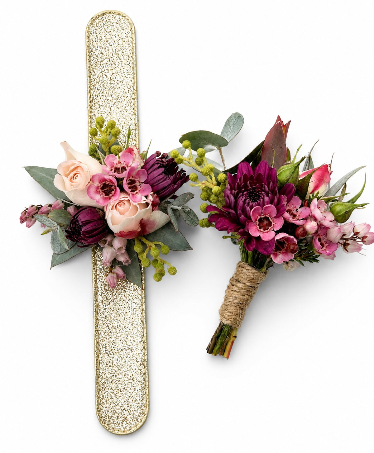 Corsages, Buttonholes and flower crowns