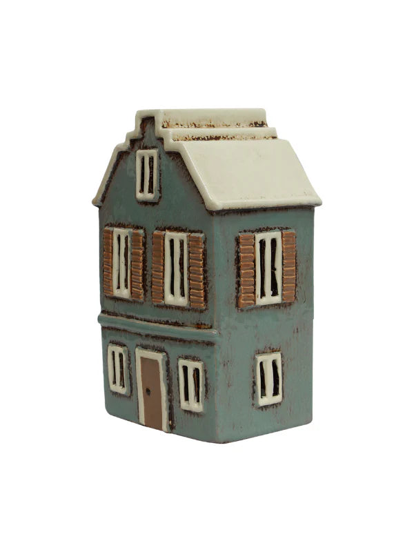 FRENCH COUNTRY
French Country Alsace Tea Light Blue House with Shutters