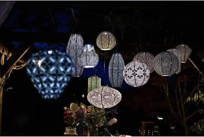 Lumiz Lantern-Diamond 28- Grey Blue