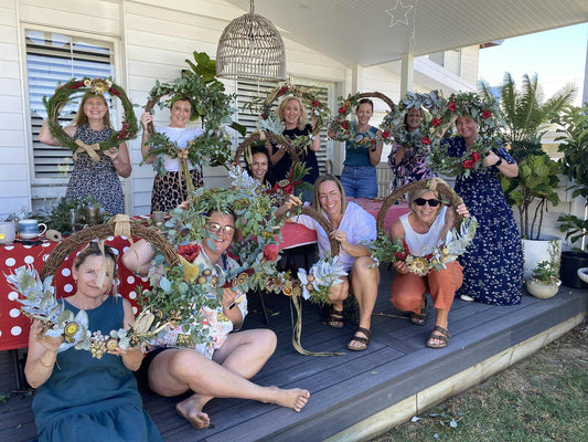 Christmas wreath workshop Saturday 22/11 3-5 pm