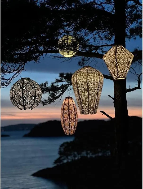 Lumiz Lantern-Diamond 28- Grey Blue