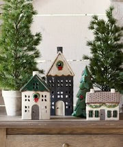 Christmas Tea Light House Blue with Wreath Large | Christmas Tea Light House

FRENCH COUNTRY