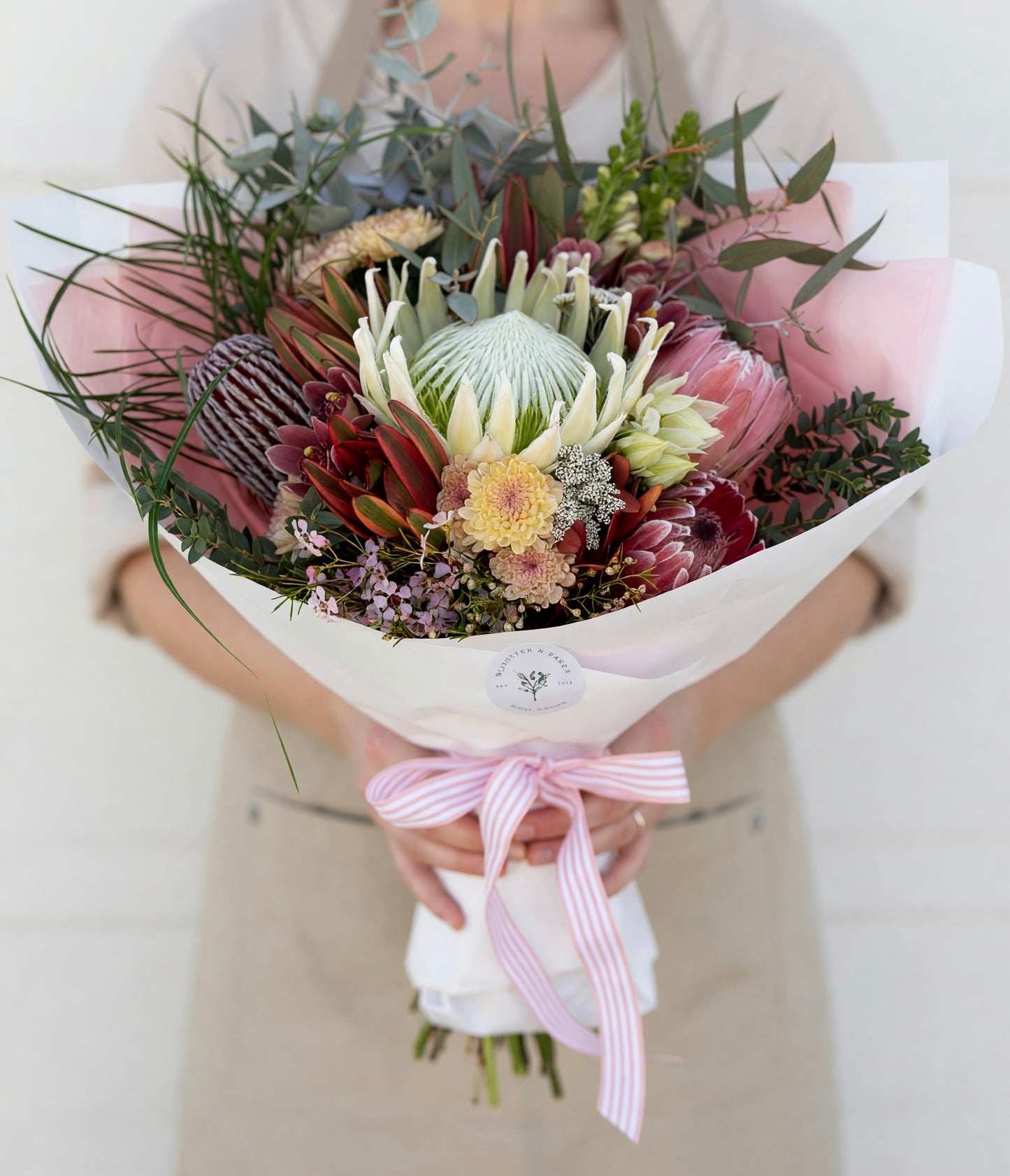 Large Mixed posy ; A mixed bouquet of locally grown flowers and foliage