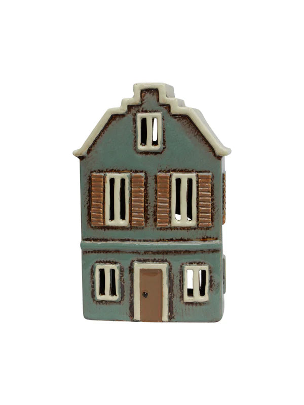 FRENCH COUNTRY
French Country Alsace Tea Light Blue House with Shutters