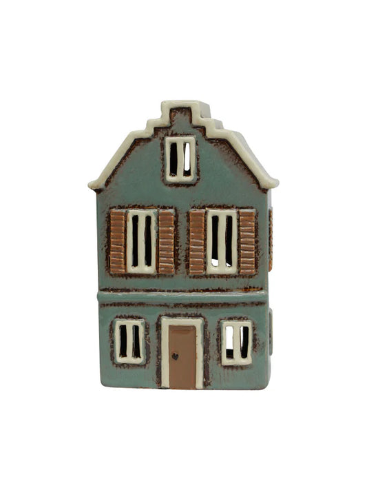 FRENCH COUNTRY
French Country Alsace Tea Light Blue House with Shutters