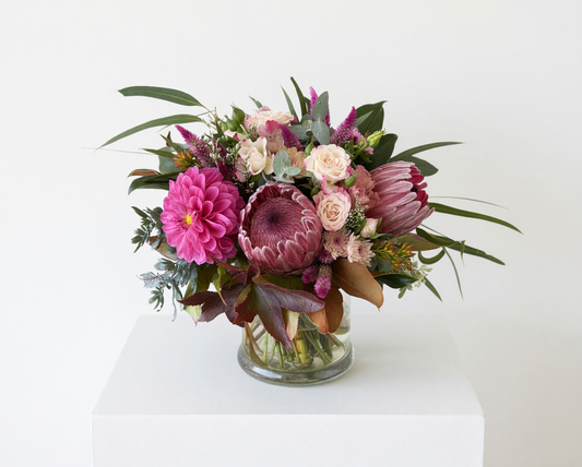 Mother’s Day posy in a vase