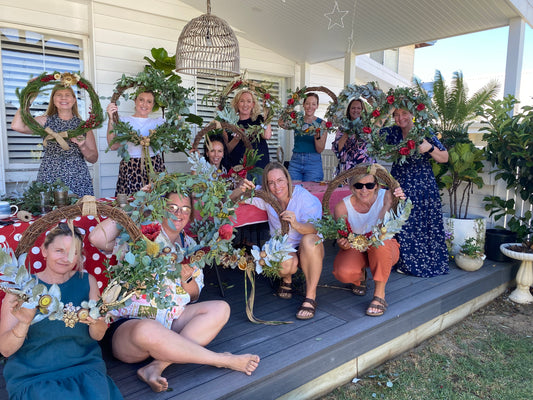 Christmas wreath workshop Saturday 7/12 10am-12pm