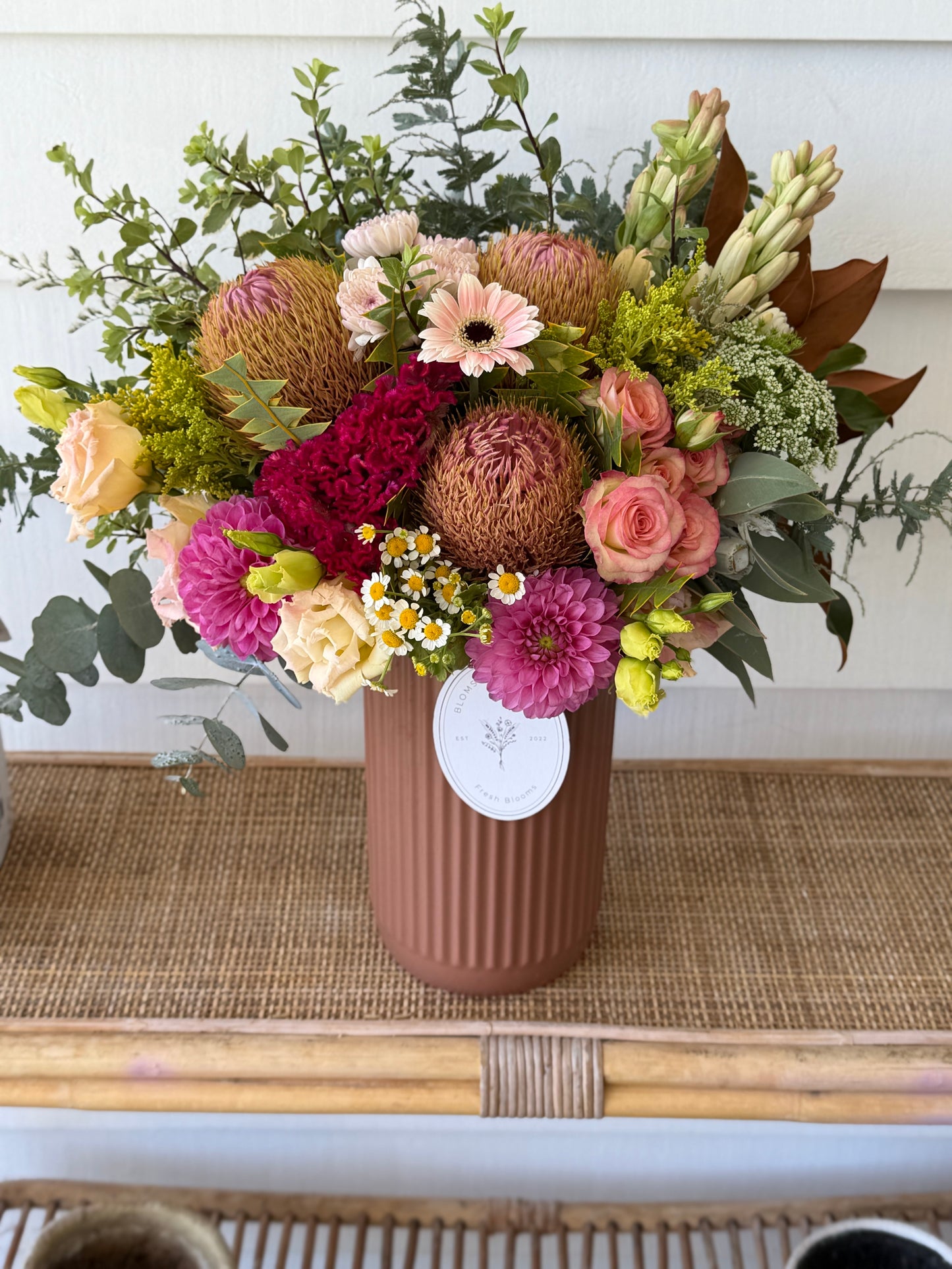 Large Mother's Day posy Vase