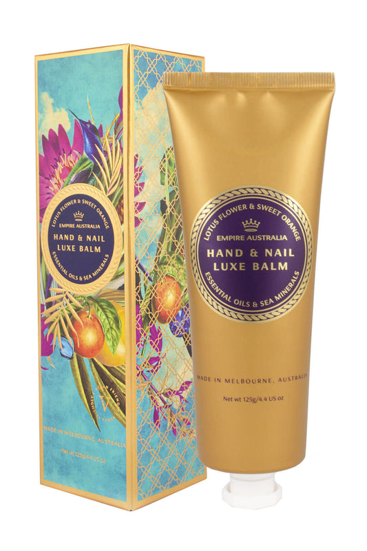 Lotus Flower & Sweet Orange Oil Hand & Nail Balm 125g